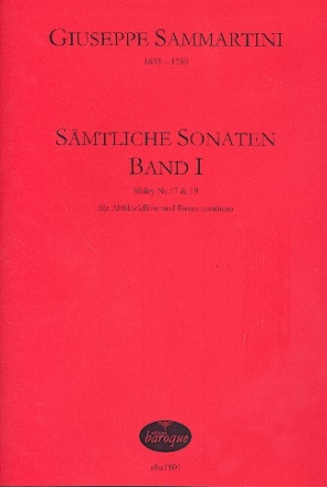 Sonaten Nr.17 und 19 fr Altblockflte und Bc