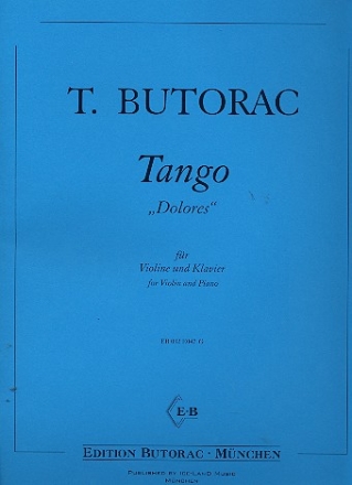 Tango Dolores fr Violine und Klavier