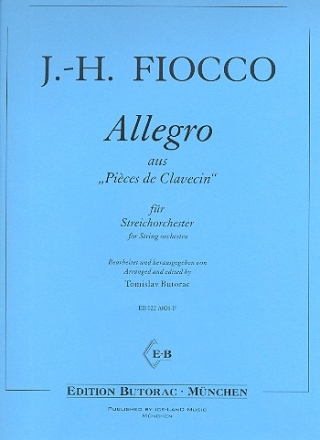 Allegro fr Streichorchester Partitur
