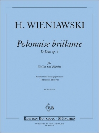 Polonaise brillante D-Dur op.4 fr Violine und Klavier