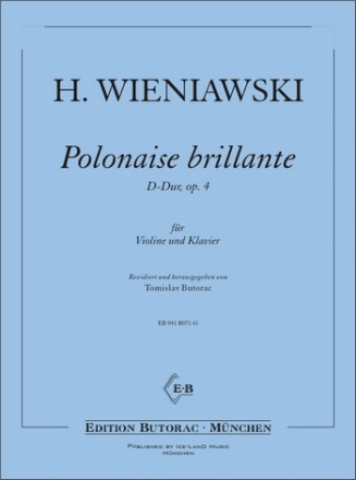 Polonaise brillante D-Dur op.4 fr Violine und Klavier