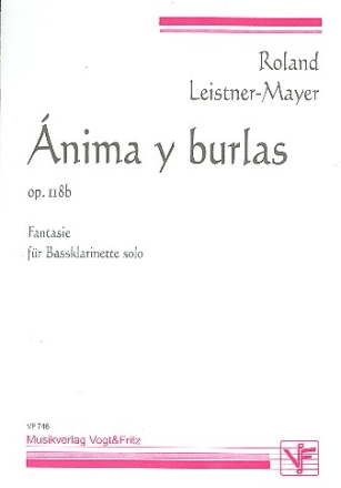 Anima y burlas op.118b Fantasie fr Bassklarinette solo