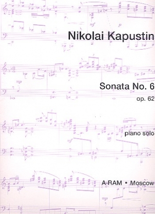 Sonata no.6 op.62 for piano solo