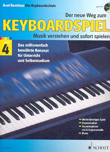 Der neue Weg zum Keyboardspiel Band 4 (+CD) für Keyboard (einmanualig)