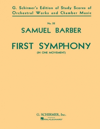 Sinfonie Nr.1 fr Orchester Studienpartitur