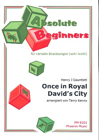 Once in Royal David's City fr variable Besetzung (sehr leicht) Partitur und Stimmen