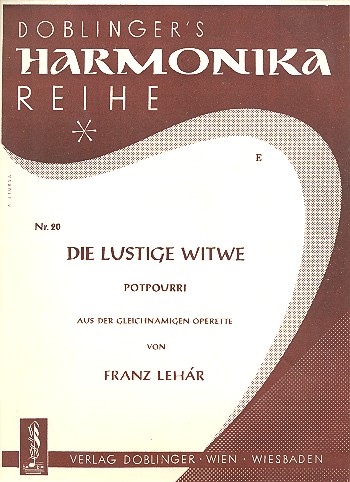 Die lustige Witwe Potpourri fr Harmonika