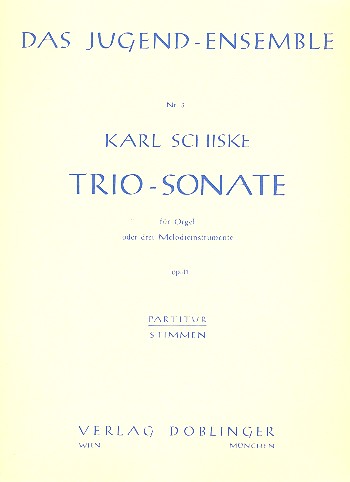 Trio-Sonate op.41 fr Orgel (3 Melodieinstrumente),  Partitur