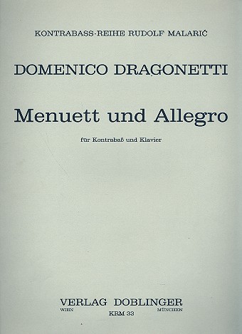 Menuett und Allegro fr Kontrabass und Klavier