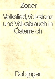 Volkslied, Volkstanz und Volksbrauch in sterreich 