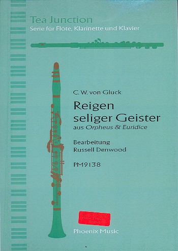 Reigen seliger Geister aus Orpheus und Eurydike fr Flte, Klarinette und Klavier