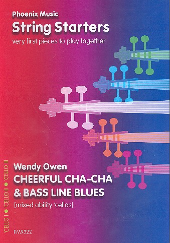 Cheerful Cha-Cha  und  Bass Line Blues fr variable Streicherbesetzung Partitur und Stimmen