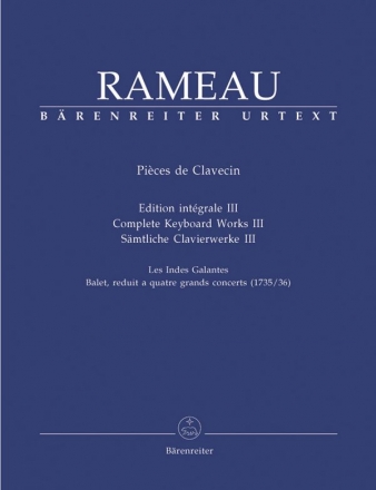 Pieces de clavecin vol.3 Smtliche Klavierwerke Band 3