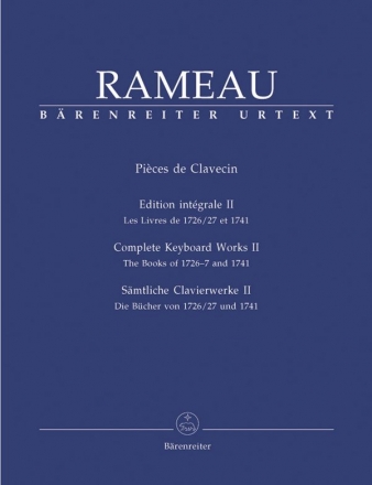 Pieces de clavecin vol.2 Smtliche Klavierwerke Band 2 Rampe, Siegbert. Ed