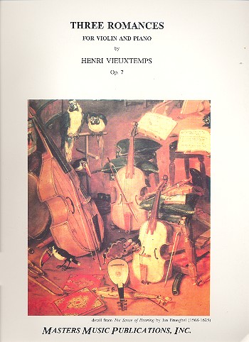 3 romances op.7  for violin and piano