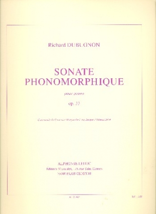 Sonate phonomorphique op.33 pour piano