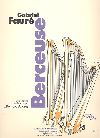 Berceuse de Dolly op.56 pour 2 harpes 2 partitions