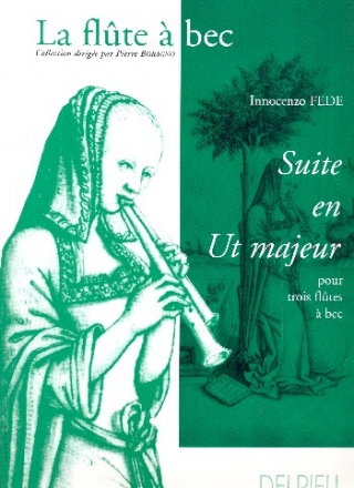 Suite ut majeur pour 3 flutes a bec altos, partition+parties