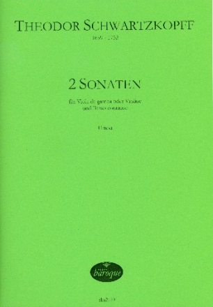 2 Sonaten fr Viola da gamba oder Violine und bc, Urtext Tetampel, O., ed