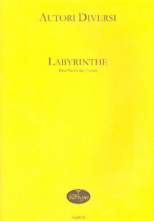 Labyrinthe 3 Werke fr Clavier (Cembalo) Jacobi, Jrg, ed