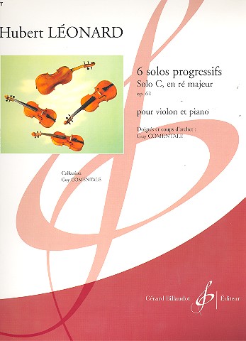 Solo progressif C re majeur op.62 pour violon et piano