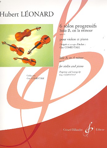 Solo progressif B la mineur op.62 pour violon et piano Comentale, G., arr.