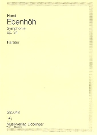 Sinfonie op.34 fr Orchester Studienpartitur