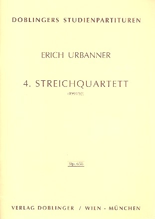 Streichquartett Nr.4 Studienpartitur