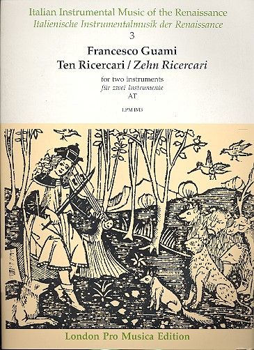 10 ricercari fr 2 Instrumente (1588) Thomas, Bernard, ed