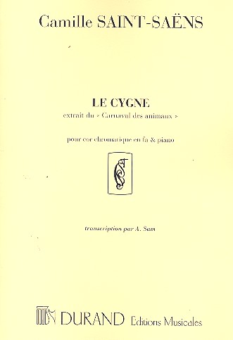 Le cygne pour cor chromatique en fa et piano