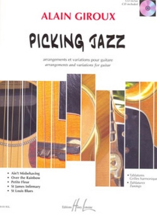Picking jazz (+CD) arrangements et variations pour guitare (+tablature)