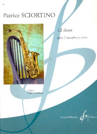 12 duos pour 2 saxophones alto collection Daniel Gremelle