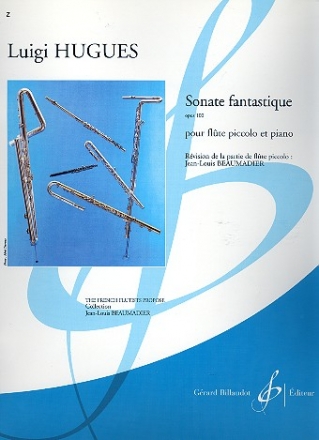 Sonate fantastique op.100 pour flute piccolo et piano