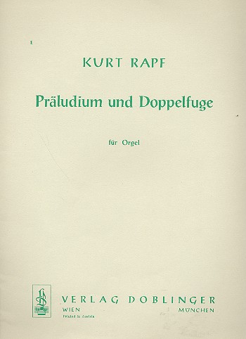 Prludium und Doppelfuge fr Orgel