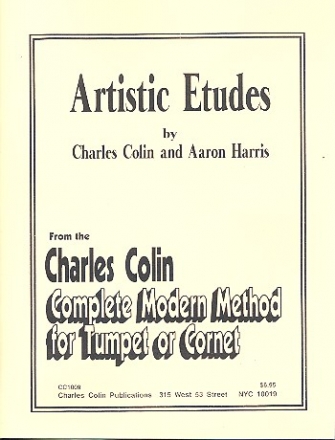 Artistic etudes from the complete modern method for trumpet (cornet) 