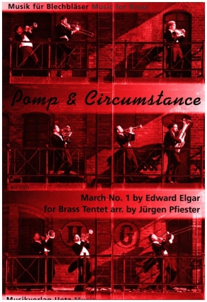 Pomp and circumstance march no.1 for brass tentet,  score and parts Pfiester, Jrgen,  arr.
