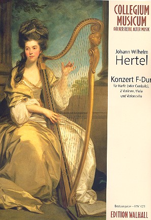 Konzert F-Dur fr Harfe (Cembalo), 2 Violinen, Viola und Violoncello Partitur