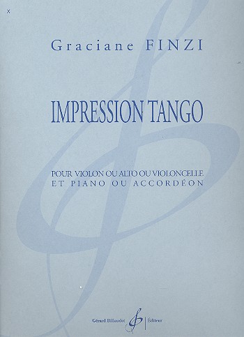 Impression tango pour violon (va,vc) et piano (acc) parties