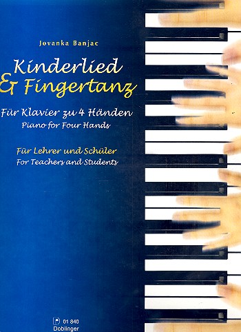 Kinderlied und Fingertanz fr Klavier zu 4 Hnden