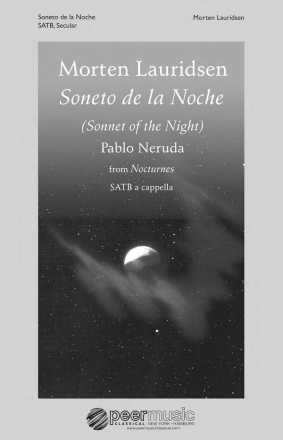 Soneto de la Noche for mixed chorus a cappella score