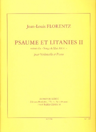 Psaume et litanies vol.2 pour violoncelle et piano extrait du songe de Lluc Alcari