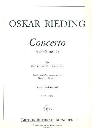 Concerto h-Moll op.35 fr Violine und Streichorchester Violoncello