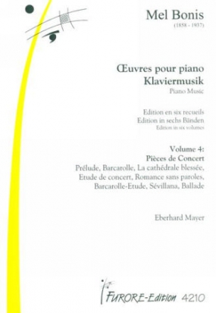 Klaviermusik Band 4: Pices de Concert fr Klavier