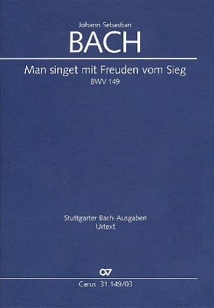Man singet mit Freuden vom Sieg Kantate Nr.149 BWV149 Klavierauszug (dt/en)