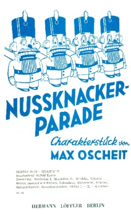 Nussknackerparade fr Mandolinen-Quartett Stimmen
