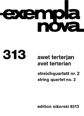 Streichquartett Nr.2 Partitur und Stimmen