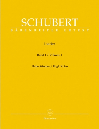 Lieder Band 1 op.1 - op.25 fr hohe Stimme und Klavier