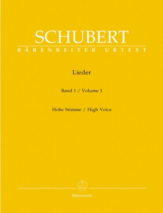 Lieder Band 1 op.1 - op.25 fr hohe Stimme und Klavier