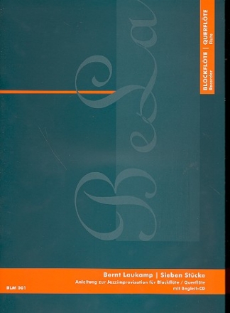 Sieben Stcke - Anleitung zur Jazz-Improvisation (+CD) fr Blockflte (Querflte)