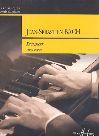 Sicilienne pour piano extrait du concerto re mineur BWV596 d'apres Vivaldi pour orgue